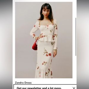 Reformation Zandra Dress New With Tags Size 12